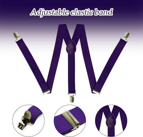 4Pcs Halloween Costume Set for Adult Yellow Beanie Hat Black Round Frame Glasses Gloves Suspenders for Halloween Cosplay in Saudi Arabia