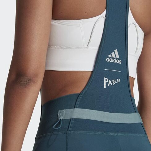adidas Women's The Parley Padded Cycling Bib Shorts, Utility Green, XL in Saudi Arabia