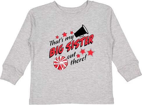 inktastic هذا أختي الكبرى هناك Toddler Toddler Long Sleeve T-Shirt in Kuwait