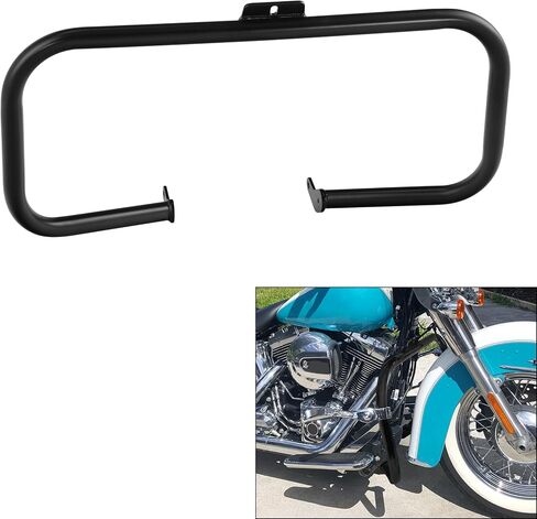 TCMT Engine Highway Matach Matach Crash Bar يناسب Harley Heritage Softail Classic Flstc Fat Boy Flstf 2000-2017 Softail Deluxe FLSTN 2005-2017 Softail Slim FLS 2012-2017 in Saudi Arabia