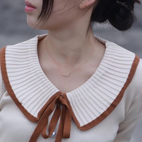SLUYNZ 925 Sterling Silver Wish Necklace Choker for Women Teens Word Pendant Necklace for Her Birthday Anniversary in Saudi Arabia