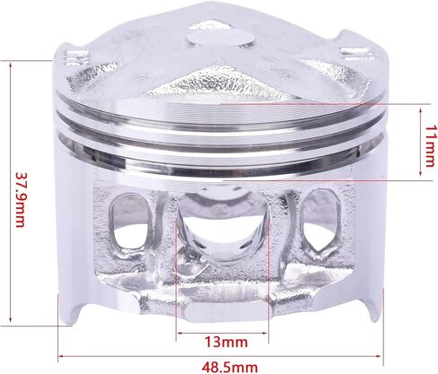 48.5mm 48.75mm 49mm 49.25mm 49.5mm STD +25 +50 +75 +100 + 0.25 0.5 0.75 1.0 Motorcycle Piston Ring 13101-KY1-010(0.25 Piston Ring) in Saudi Arabia