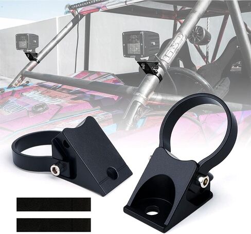 Xprite 1.75 بوصة ROLL BAR أقواس التثبيت ، أقواس الشريط الإضاءة LED عالمي قابلة للتعديل ، حامل قفص لفة ولفظات UTV ATV CAN MAVERICK X3 PORLIS RZR XP جنبًا إلى جنب ومزيد من الطرز in Saudi Arabia
