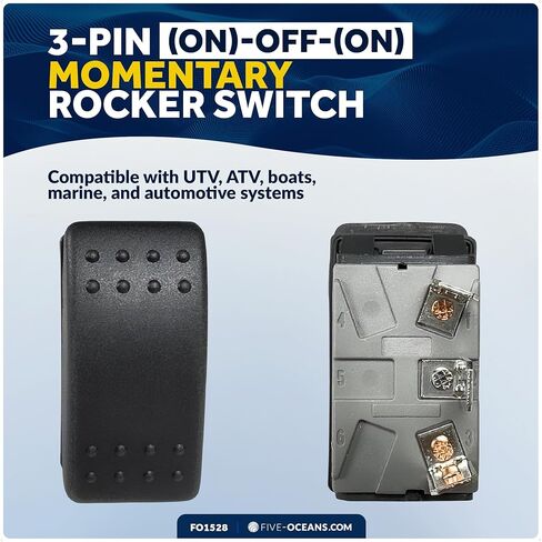 Five Oceans FO4154 On-Off-On Rocker Switch 6 Pins in Saudi Arabia