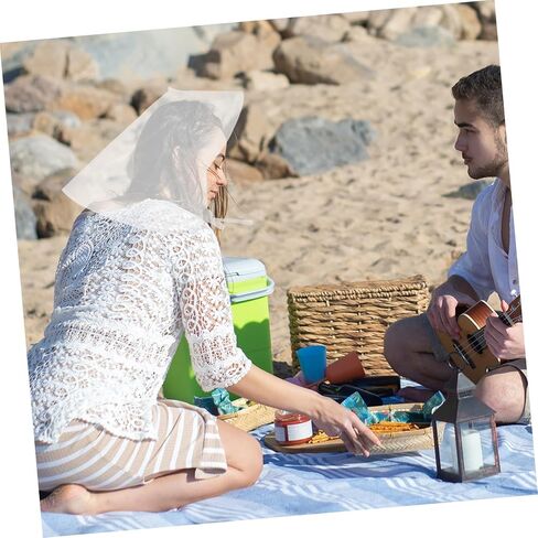 BESPORTBLE 5pcs Clear Rain Bonnet Hair Protector Transparent Caps for Hairstyle Preservation Reusable Rain Hats Convenient Storage for Travel Everyday Use in Saudi Arabia