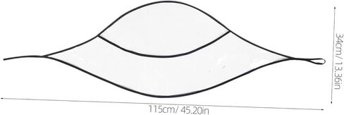 2pcs Rain Bonnet Visor for Women Lightweight Reusable Plastic Rain Hat Protect Hairstyle Weather and Travel-Friendly Design Transparent in Kuwait