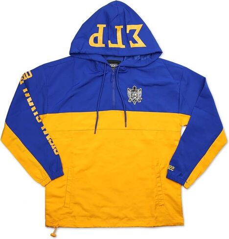 Big Boy Sigma Gamma Rho Divine 9 Anorak Womens Jacket [Gold] - ID#10953-75-207-0-0 in Saudi Arabia