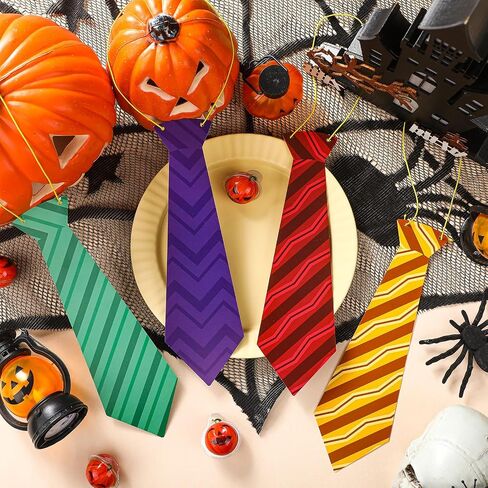 24 PCS Wizard Party Decoration Paper Rights مجموعة Toy Ties Party Supplies Decorations Gifors for Halloween Cosplay Andays Alidays Christmas in Saudi Arabia