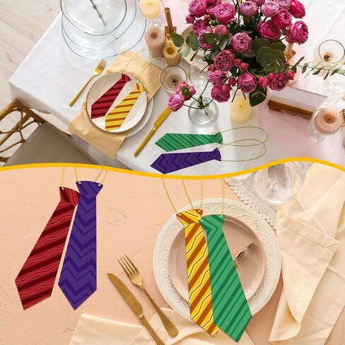 24 PCS Wizard Party Decoration Paper Rights مجموعة Toy Ties Party Supplies Decorations Gifors for Halloween Cosplay Andays Alidays Christmas in Saudi Arabia