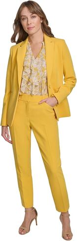 Tommy Hilfiger Women's Blazer – Business Jacket with Flattering Fit and Single-Button Closure, Dark Midnight, 16 in Saudi Arabia