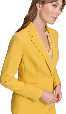 Tommy Hilfiger Women's Blazer – Business Jacket with Flattering Fit and Single-Button Closure, Dark Midnight, 16 in Saudi Arabia