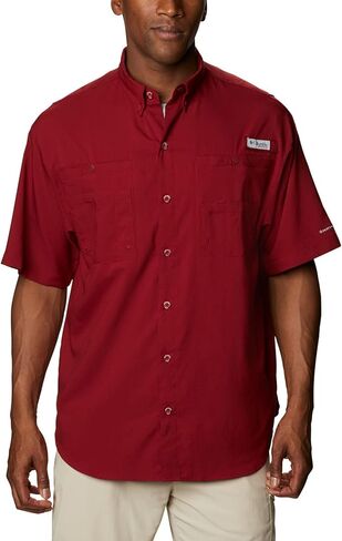 Columbia Men's Tamiami II Short Sleeve Shirt, Corange, 4X in Saudi Arabia
