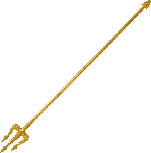 Spooktacular Creations Gold King Trident Cane, Halloween King Pitchfork Spear Trident Toy Prop for Halloween Costume Dress Up, Cosplay Parties Accessory in Saudi Arabia