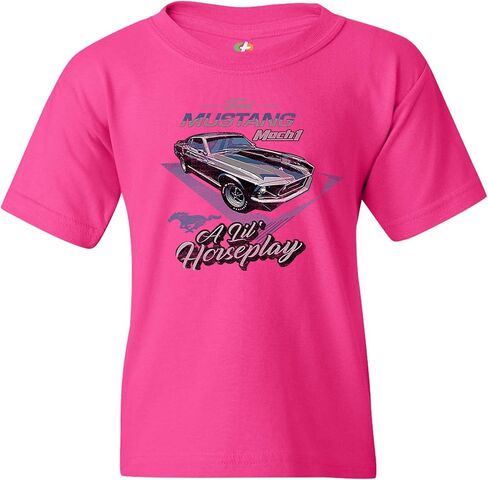 Ford Mustang Mach 1 A Lil 'Horseplay Thert T-Shirt Muscle Muscle Car Carensed Kids in Kuwait