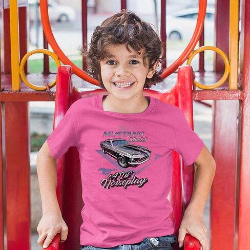 Ford Mustang Mach 1 A Lil 'Horseplay Thert T-Shirt Muscle Muscle Car Carensed Kids in Kuwait