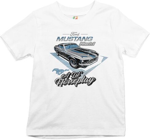 Ford Mustang Mach 1 A Lil 'Horseplay Thert T-Shirt Muscle Muscle Car Carensed Kids in Saudi Arabia