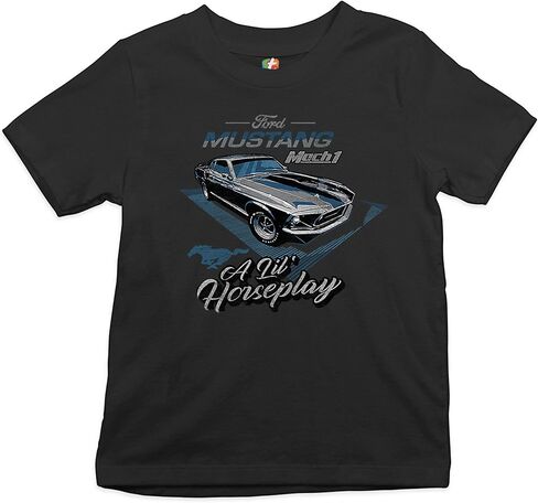 Ford Mustang Mach 1 A Lil 'Horseplay Thert T-Shirt Muscle Muscle Car Carensed Kids in Kuwait
