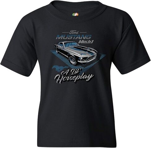 Ford Mustang Mach 1 A Lil 'Horseplay Thert T-Shirt Muscle Muscle Car Carensed Kids in Kuwait