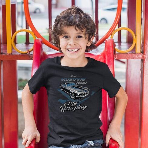 Ford Mustang Mach 1 A Lil 'Horseplay Thert T-Shirt Muscle Muscle Car Carensed Kids in Kuwait