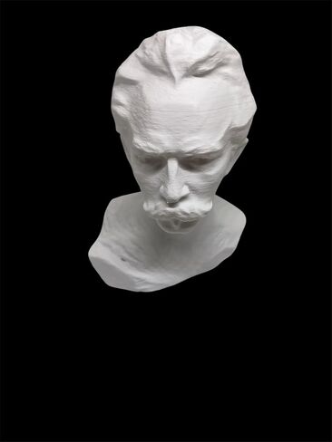 José Marti 3D طباعة تمثال نصفي كلاسيكي ، تمثال جص أبيض ، تمثال فني زخرفي in Saudi Arabia