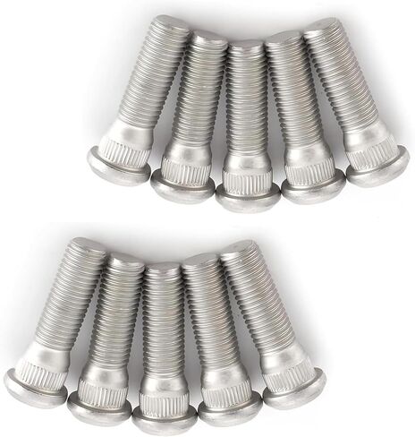 10PCS Grade 10.9 Wheel Studs Replacement for 610-266 49mm Long & M12x1.5 Lug Bolts Compatible with Toyota 4Runner Avalon Camry Corolla Venza RAV4 Sienna Lexus ES300 GS450h IS250 IS350 RX350 in Saudi Arabia