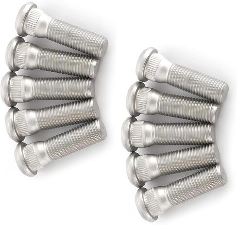 10PCS Grade 10.9 Wheel Studs Replacement for 610-266 49mm Long & M12x1.5 Lug Bolts Compatible with Toyota 4Runner Avalon Camry Corolla Venza RAV4 Sienna Lexus ES300 GS450h IS250 IS350 RX350 in Saudi Arabia