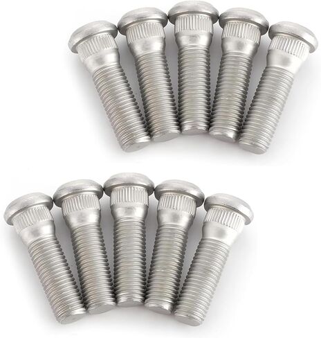 10PCS Grade 10.9 Wheel Studs Replacement for 610-266 49mm Long & M12x1.5 Lug Bolts Compatible with Toyota 4Runner Avalon Camry Corolla Venza RAV4 Sienna Lexus ES300 GS450h IS250 IS350 RX350 in Saudi Arabia