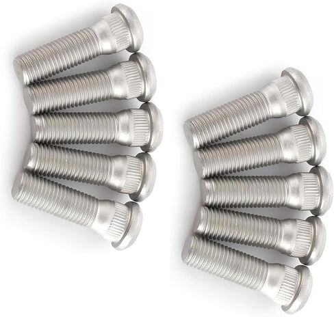 10PCS Grade 10.9 Wheel Studs Replacement for 610-266 49mm Long & M12x1.5 Lug Bolts Compatible with Toyota 4Runner Avalon Camry Corolla Venza RAV4 Sienna Lexus ES300 GS450h IS250 IS350 RX350 in Saudi Arabia