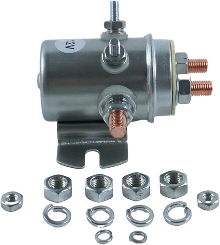12V 6 Terminal Duty Duty Switch Relay Solenoid 56134 10-01088 24401 متوافق مع Autocrane Boom Winch (2pcs) in Saudi Arabia