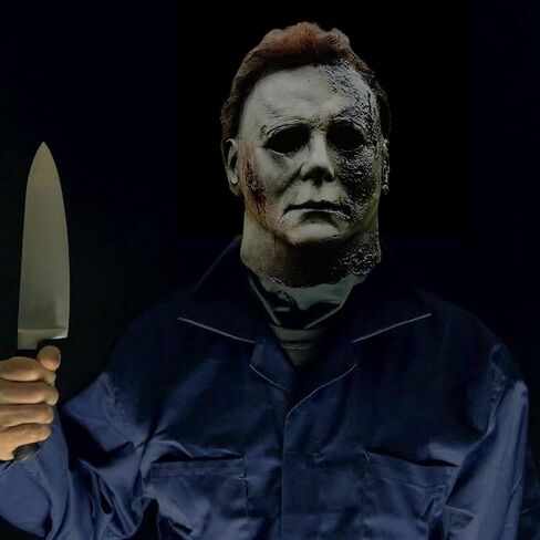 قناع Halloween Horror Movie Cosplay Mask ، Michael Mask ، أقنعة رأس Full Design Design Full for Party ، Cosplay in Kuwait