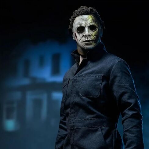 قناع Halloween Horror Movie Cosplay Mask ، Michael Mask ، أقنعة رأس Full Design Design Full for Party ، Cosplay in Kuwait