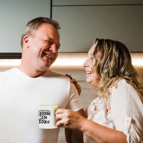 3dRose Don’t Make me Drop a House on You Mug, 11 oz, Black in Kuwait