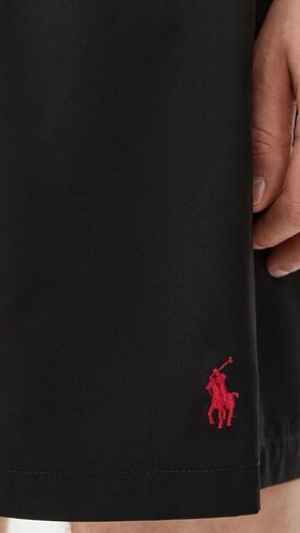 POLO RALPH LAUREN 5.75 Inch Mens Traveler Classic Swim Trunk in Black - Size Large - Polo Swim Suit with Embroidered Polo Pony in Saudi Arabia