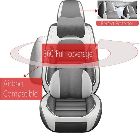 أغطية مقاعد لكرنفال Kia Carnival 2022-2025 ، أغطية مقعد السيارة الجلدية الكاملة ، وأغطية مقاعد مقاعد مقاومة للماء ، ومقاعد الغطاء الداخلي غير القابل للتنفس للسيارات (القهوة السوداء) in Kuwait