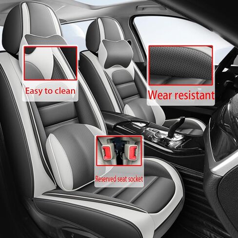 أغطية مقاعد لكرنفال Kia Carnival 2022-2025 ، أغطية مقعد السيارة الجلدية الكاملة ، وأغطية مقاعد مقاعد مقاومة للماء ، ومقاعد الغطاء الداخلي غير القابل للتنفس للسيارات (القهوة السوداء) in Kuwait
