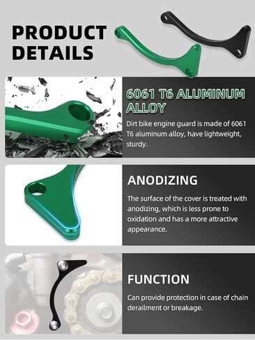 Case Saver لـ KLX 230 ، غطاء حماية محرك دراجة CNC أو KLX230 20-25/KLX232 24-25/KLX230R 20-25/KLX230RS 21-24/KLX230SM 23-25 in Kuwait