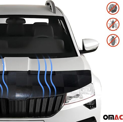Omac Car Bonnet Mask Bra for VW Golf MK4 1998-2006 Black 1 PC in Saudi Arabia