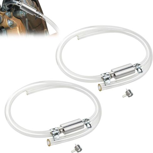 Brake Bleeder Hose - One Way Check Valve Tube Bleeding Tool Kit, Brake Bleeder for Hydraulic System Bleeding Car Motorcycle Clutch (2PCS) in Kuwait