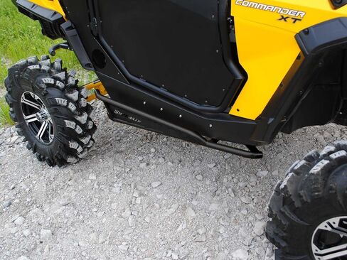 Superatv Rock Sliders Nerf Bars Tree Kickers للفترة 2010-2014 Can Am Commander 800/1000 | أسود | شيدت من 1.75 بوصة أنابيب الصلب | مسح مسحوق معطف | تصاعد الترباس in Saudi Arabia