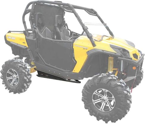 Superatv Rock Sliders Nerf Bars Tree Kickers للفترة 2010-2014 Can Am Commander 800/1000 | أسود | شيدت من 1.75 بوصة أنابيب الصلب | مسح مسحوق معطف | تصاعد الترباس in Saudi Arabia