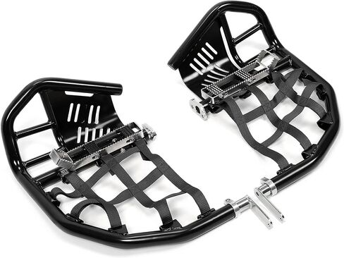 NERF BARS قدم القدم مع واقي الكعب ، متوافق مع 1999-2024 Honda 400EX 400X (NERFS Black & Black Nets) in Kuwait