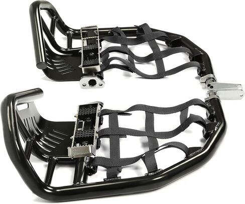 NERF BARS قدم القدم مع واقي الكعب ، متوافق مع 1999-2024 Honda 400EX 400X (NERFS Black & Black Nets) in Kuwait