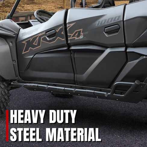A & UTV Pro Nerf Bars Sliders Rock Rock for Kawasaki Teryx Krx4 1000 ، أنابيب فولاذية شديدة التحمل ، بارات جانبية من الأشجار المدمجة لـ Kawasaki Teryx Krx 4 1000 2023 2024 2025 إكسسوارات ، 4 مقعد in Saudi Arabia