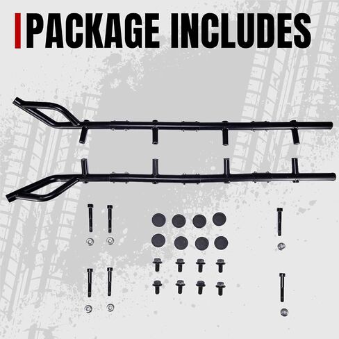 A & UTV Pro Nerf Bars Sliders Rock Rock for Kawasaki Teryx Krx4 1000 ، أنابيب فولاذية شديدة التحمل ، بارات جانبية من الأشجار المدمجة لـ Kawasaki Teryx Krx 4 1000 2023 2024 2025 إكسسوارات ، 4 مقعد in Saudi Arabia