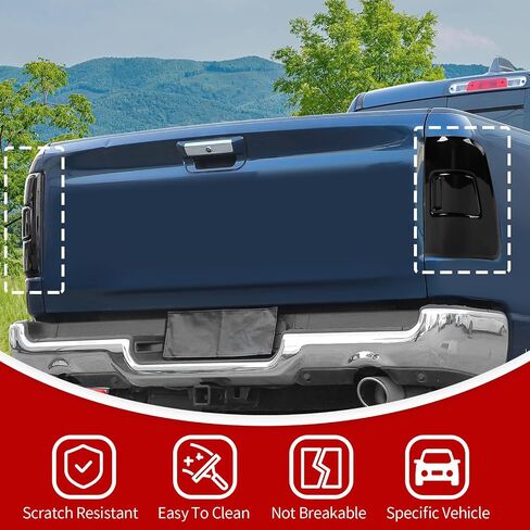 يغطي ضوء الذيل Jecar ملحقات مصباح خلفي مدخن من الخليط الخفيف ملحقات خارجية متوافقة مع Dodge Ram 2018-2024 ضوء الفرامل المحدد ، الأسود المدخن in Saudi Arabia