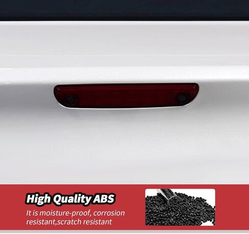Jecar Smoked Tail Light Cover 3rd ثالث فرامل تغطية ضوء الحرس تقليم لعام 2015-2024 كرايسلر 300/300C in Saudi Arabia
