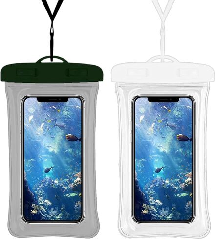 Gartmost 7 Pcs Waterproof Phone Pouch, Universal IPX8 Floating Waterproof Cell Phone Case Dry Bag, Compatible with Most Cell Phone on Market, Waterproof Phone Protector for Beach Swimming in Saudi Arabia