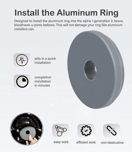 TOURSME العادم BELLOWS Expander Tool 91-45497A1 و Bellow Retainer Ring Sleeve Tool 91-818162 لـ Mercury Mercruiser Alpha 1 Gen 2 Bravo Blackhawk in Saudi Arabia