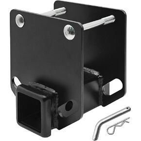 KAIRAY Bolt-on RV Bumper Hitch Receiver Adapter for 4-4.5'' Beams，2'' Receiver Opening, Trailer Rear Bumper for Camper Bike Racks Cargo Carriers in Saudi Arabia