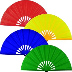 Large Rave Clacking Popping Fans for Line Dancing,Boots on The Ground Hand Fan for Women Foldable,Cooling Portable Black Fan for Dance Decoration, Wedding, Festival, Craft, Party Favors, 1PCS in Saudi Arabia